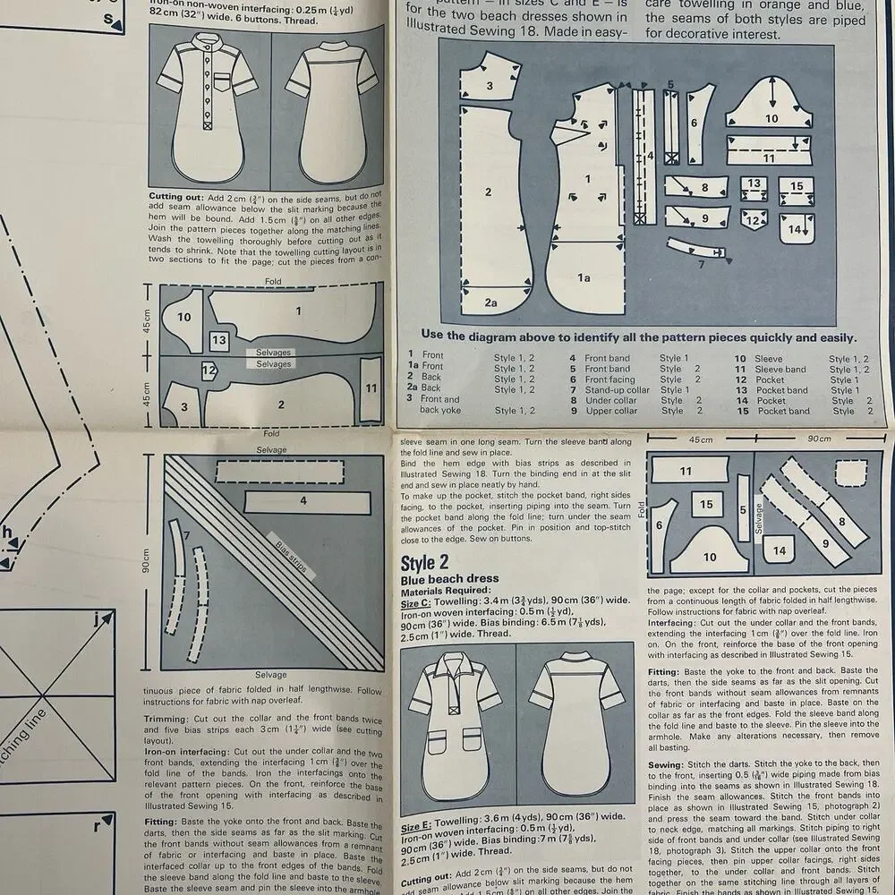 Vintage Designer Sewing Patterns Lot Of 4 Dress Skirt Jacket Maternity Smock 70s